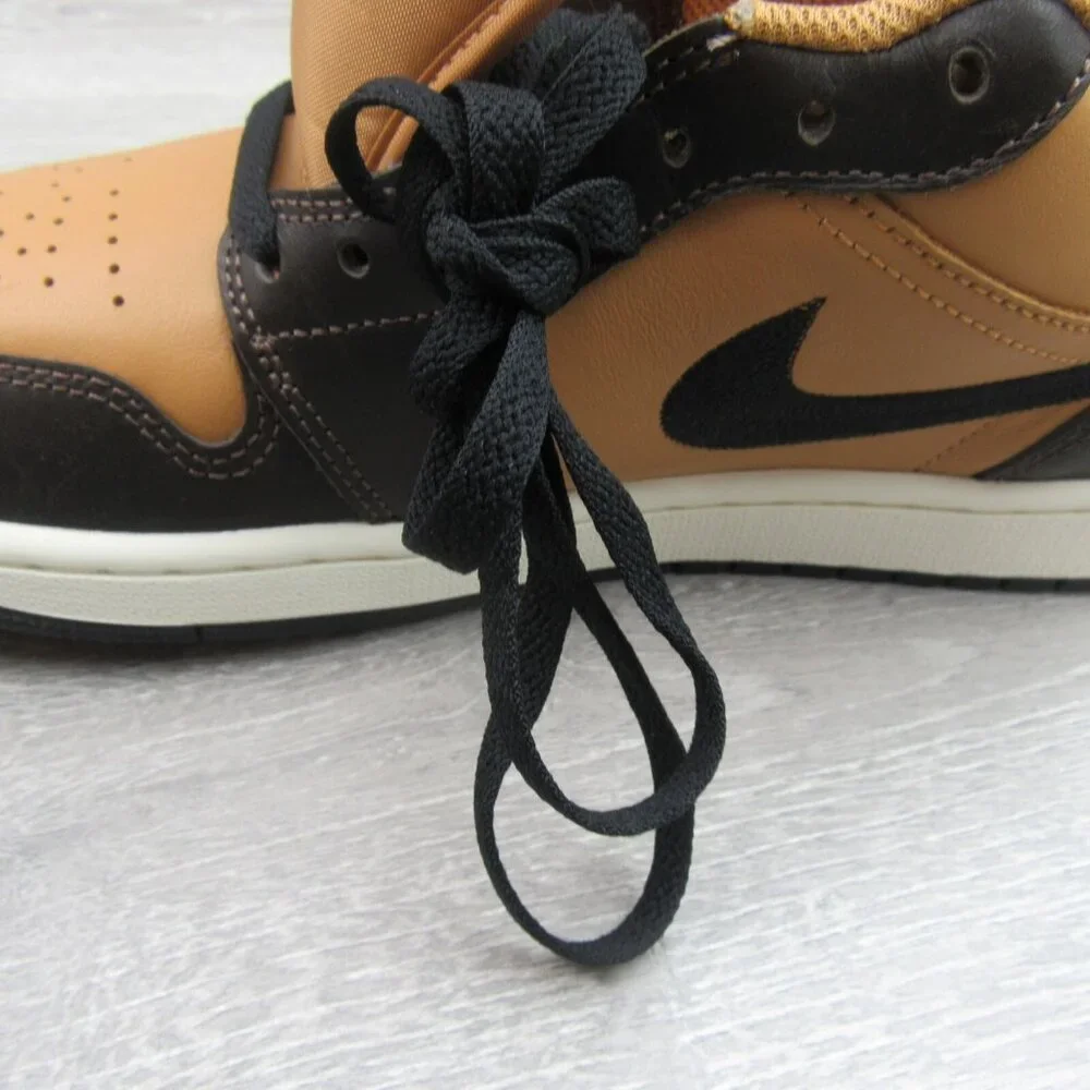 Air Jordan 1 Low SE Sneakers Mens Size 10.5 Flax Baroque Brown NEW - Picture 10 of 14